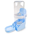 thumbnail image 3 of Methold Dispensador automático de botellas de agua para mascotas, jaula para animales para sala de estar, bebedero de 500ml, contenedor transparente Suministros para pájaros Azul Methold PT000308-02B, 3 of 6