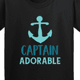 thumbnail image 4 of Inktastic Captain Adorable, Boat Anchor, Sailor, Sailing Youth T-Shirt, 4 of 5