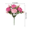 thumbnail image 4 of Tkrady 1 Bundle Rose Red And Pink Roses Artificial Flowers Bulk, Silk Roses Flower Heads for Decoration, Crafts, Wedding Centerpieces Bridal Shower Party Home Decor, 4 of 6