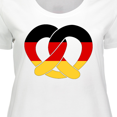 thumbnail image 4 of Inktastic German Flag in Pretzel Shape Women's Plus Size T-Shirt, 4 of 5