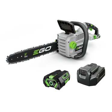 EGO CS1803 56V Brushless Lithium-Ion 18 in. Cordless Chainsaw Kit with 1 Battery (4 Ah)