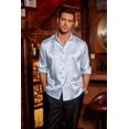 thumbnail image 3 of COOFANDY Mens Floral Rose Printed Long Sleeve Dress Shirts Prom Wedding Party Button Down Shirts, 3 of 6