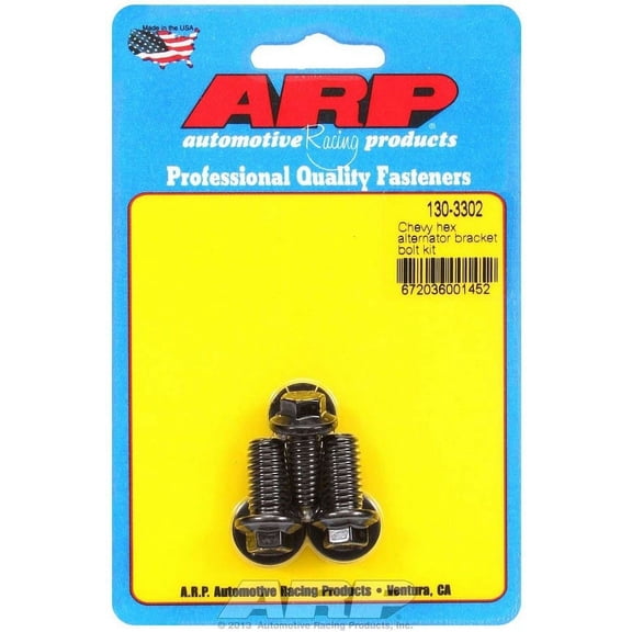 GM Alternator Bracket Bolt Kit - 6pt.