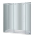 thumbnail image 3 of Aston SDR976-TR-SS-72-10-L Moselle 72" Wide X 77-1/2" High Frameless Sliding Shower Door -, 3 of 6