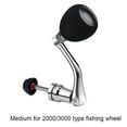 thumbnail image 2 of Herwey Reel Replacement Handle, Reel Power Handle, Reel Replacement Power Handle Metal Rocker Arm Grip for Spinning Fishing Reel, 2 of 6