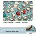 thumbnail image 2 of Baseball Polyester Door Rugs - Non-Slip Floor Rugs - Machine Washable Area Rugs, 2 of 6