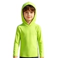 thumbnail image 4 of Bigetiay Sun UPF 50+ Beach Hooded Rash Guard for Boys – Long Sleeve Pullover Sun Shirt with Raglan Sleeves for Kids, Size 2-3 Years, 4 of 6