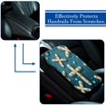thumbnail image 5 of Easter Soft and Comfortable 12.5x8.2 Inch Furry Printed Car Armrest Cover Pad - Armrest Accessories, 5 of 6