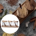 thumbnail image 4 of Botella de condimentos Caja de especias con organizador de cucharas Tarro de condimentos para sal de azúcar Tapa de madera A Baoblaze Frascos de especias, 4 of 7