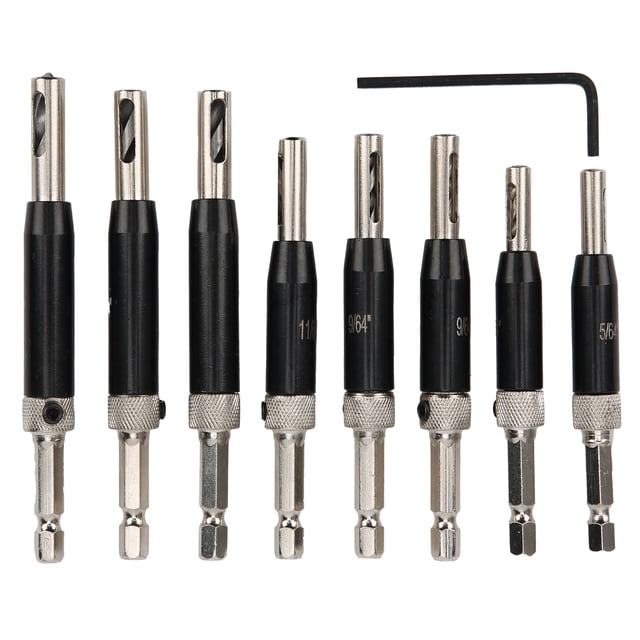 LAFGUR Hinge Drill, Durable Hinge Drilling Bit, Self Centering For Woodworking Home Hardware