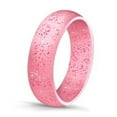 thumbnail image 3 of CILENON 5.7Mm Silicone Ring European And American Women'S Jewelry Couple Ring Matchmaking Accessories Sports Glitter Ring Ring (Pink,D), 3 of 5