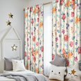 thumbnail image 5 of Blackout Kids Curtains,Pioneer Flower Floral Print Pattern Childrens Insulated Curtains Set Of 2,Bedroom Essentials,Toddler Room Decor 52"x84", 5 of 5
