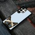 thumbnail image 4 of WIRESTER Shockproof Soft Rubber Cover Case for Samsung Galaxy S25 Ultra 6.8" 2025, Animal Siamese Kitten Cat On Pale Aqua Background, 4 of 5
