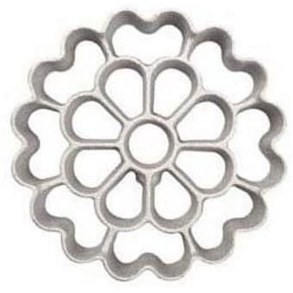 O'Creme Rosette Iron Floral Design Spanish Rosette