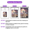 thumbnail image 5 of Spooky Halloween Night Witch Cocker Spaniel Glowing Pumpkins Cozy Sherpa Blanket Cockers Dog Lover Gifts Warm Soft Throw Blanket - 12015, 5 of 5