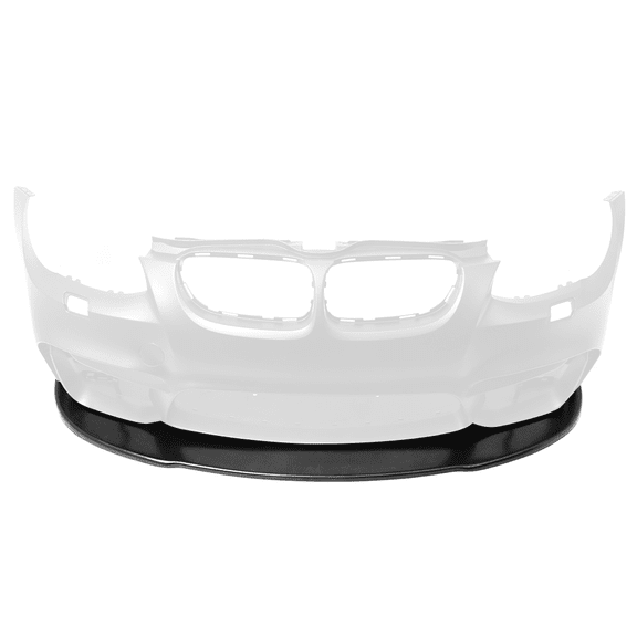 Ikon Motorsports Compatible with 11-13 BMW E92 LCI Models With M4 Bumper V2 Style Front Bumper Lip Spoiler PU Polyurethane