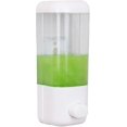 thumbnail image 1 of Wall Mounted Suction Cup Hanging Soap Dispenser Bathroom Shampoo And Lotion Container Holder (white ) (1pcs), 1 of 5