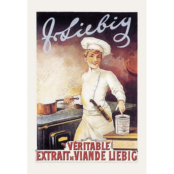 Veritable - Extrait de Viande Liebig Fine art canvas print (20" x 30")