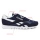 thumbnail image 2 of Zapatillas Reebok Classic Nylon para hombre, azul marino y blanco, talla 3.5, 2 of 6