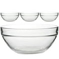thumbnail image 4 of QUTETN 4pc Glass Ramekins Mini Prep Bowls for Home Restaurant, 4 of 8
