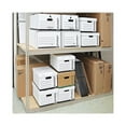 thumbnail image 6 of Universal 9523201 12 in. x 15 in. x 10 in. Medium-Duty Lift-Off Letter/Legal File Lid Boxes - White (12/Carton), 6 of 6
