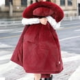 thumbnail image 6 of 2025 Women Hooded Quilted Puffer Jacket Mid-Length Padded Warm Winter Heavyweight Coat Outerwear with Pockets, 6 of 7