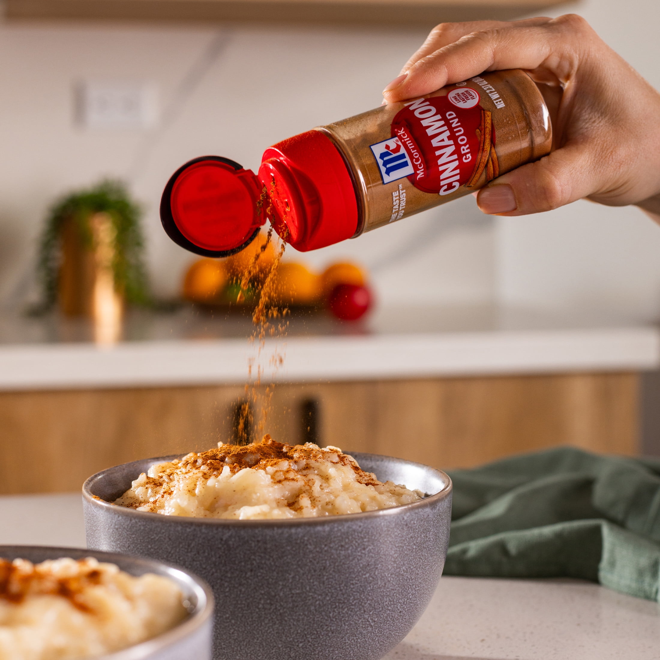 (4 pack) McCormick Kosher Ground Cinnamon, 2.37 oz Bottle