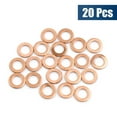 thumbnail image 4 of 20 Pcs 6mm Inner Dia Copper Washers Flat Sealing Gaskets Rings, 4 of 5