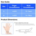 thumbnail image 3 of Goldeer 2 Pack Thumb Wrist Brace, Compression Stabilizer Thumb Support for Carpal Tunnel, Arthritis, Tendonitis and Pain Relief, 3 of 8