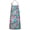Breast Cancer-1, variant on White Christmas Gingerbread and Tree Pattern Apron-Garden Aprons for Women with Pockets-Cotton Linen Waterproof Kitchen Cooking Gardening Aprons Adjustable for Kitchen,Cooking,BBQ and Salon 33"x27"