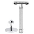 thumbnail image 4 of Men Double Sided Manual Shaver Portable Hair Removal Beard Shaver Face Grooming Tool, 4 of 8