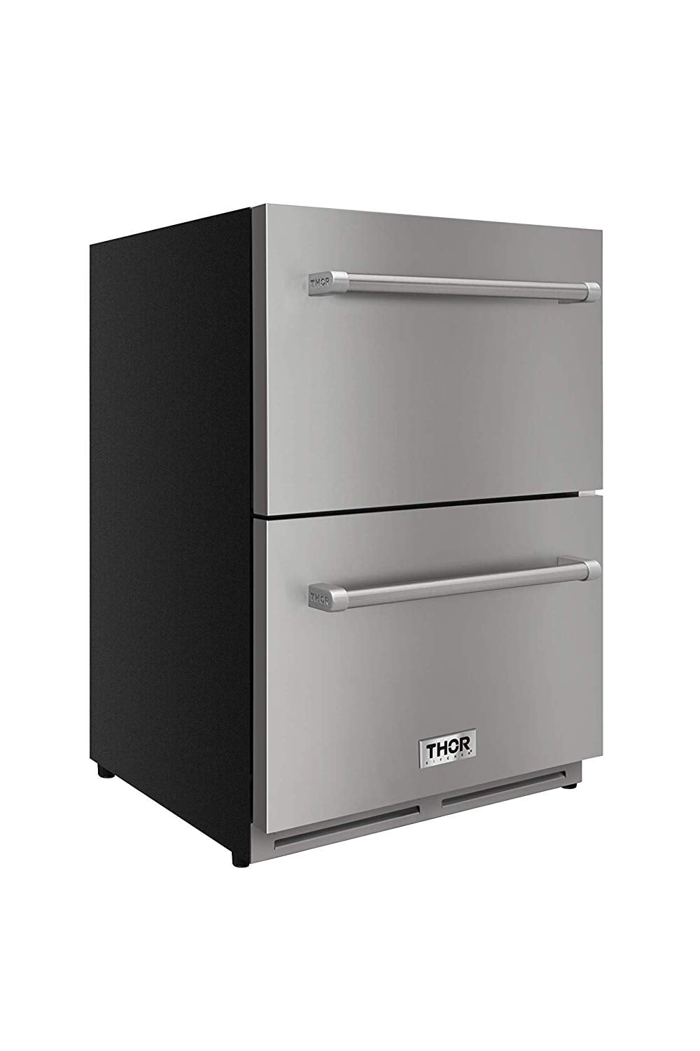 Thor Kitchen 24 Indoor And Outdoor Double Drawer Under Counter Refrigerator In Stainless Steel 5 3cu Ft Trf2401u Walmart Com Walmart Com