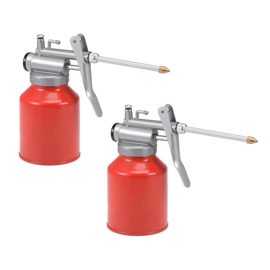 1/2 Pint Metal High Pressure Oil Can Gun Pump Squirt Spout Tools Nozzle  PumpTool