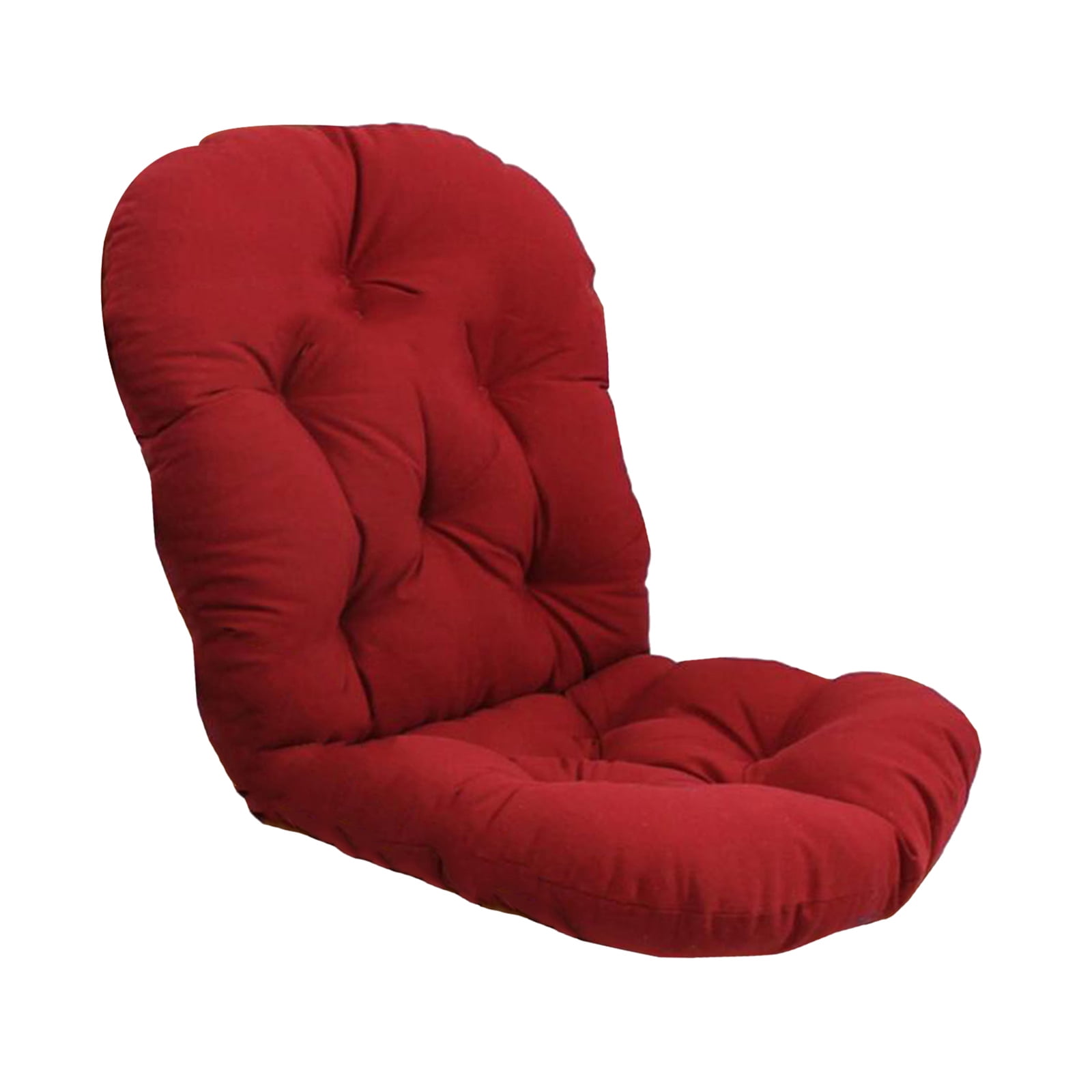Red wicker cheap chair cushions