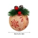 thumbnail image 4 of 9 Adornos Navideños A Cuadros De 3 Pulgadas De Tela A Cuadros Con Bayas Para Colgar En El Árbol De Navidad. Decoración Para Fiestas Navideñas En Casa., 4 of 6