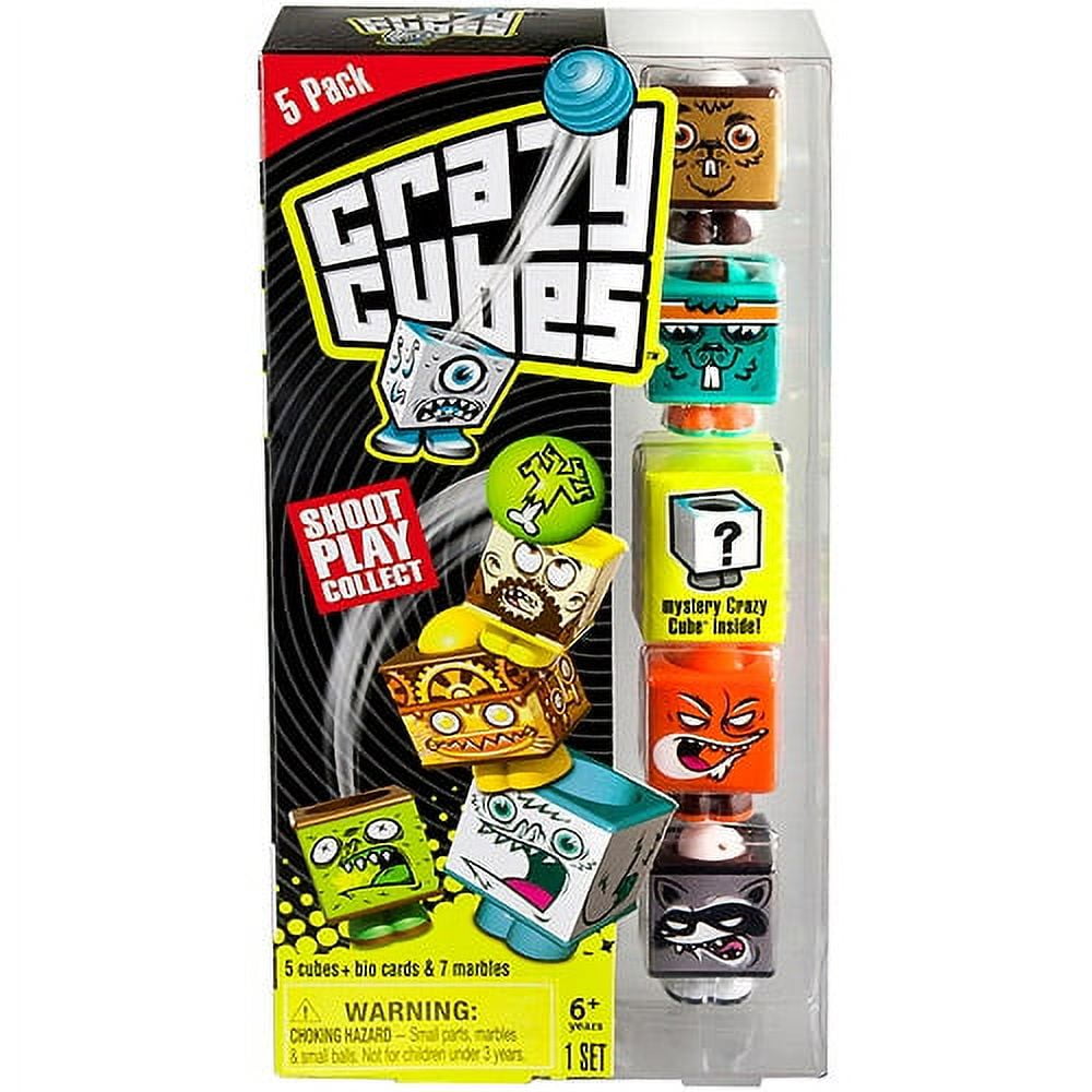 Crazy Cubes Aqua Theme Set of 5 Collectible Game Characters with