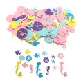 thumbnail image 5 of Recosis Mermaid Baby Shower Party Decoration with Pom Poms & Tassel, Teal Lavender Purple (57 Count), 5 of 6