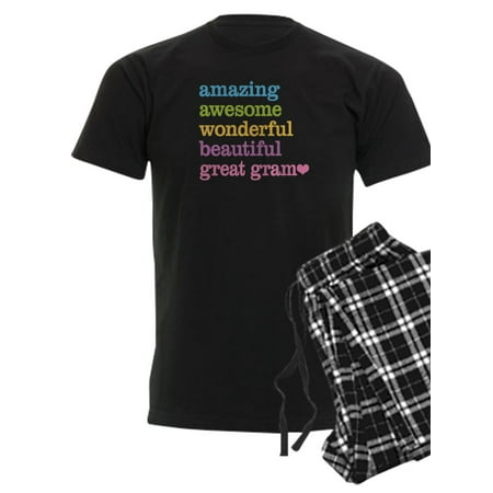 

CafePress - Great Gram Amazing Awesome - Men s Dark Pajamas