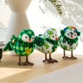 thumbnail image 3 of Fankiway St.Patrick's Day Birds Decorations and Ornaments, St.Patrick's Day Birds Decor, Fabric Bird Figurines with Leaf Clovers, Tabletop Standing Bird Ornaments, Irish Style Holiday Bird Ornaments, 3 of 6