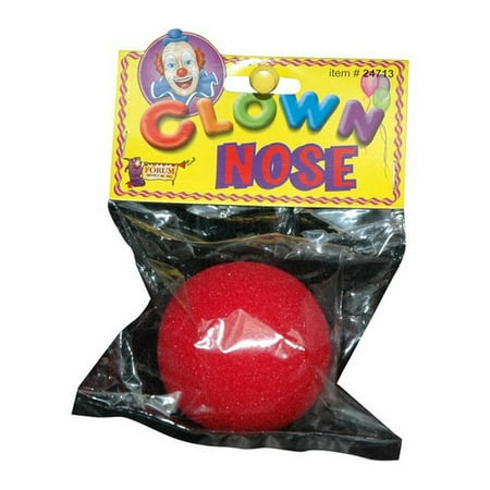 Clown Red Nose Halloween Costume Accessory