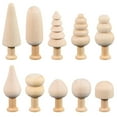 thumbnail image 1 of ColoMX 10pcs Juego de champiñones de madera de madera, 1 of 8