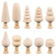 thumbnail image 1 of ColoMX 10pcs Juego de champiñones de madera de madera, 1 of 8