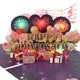 thumbnail image 1 of Tarjeta de Aniversario Ecloverlife con Luces, Música y Diseño 3D desplegable, 1 of 6