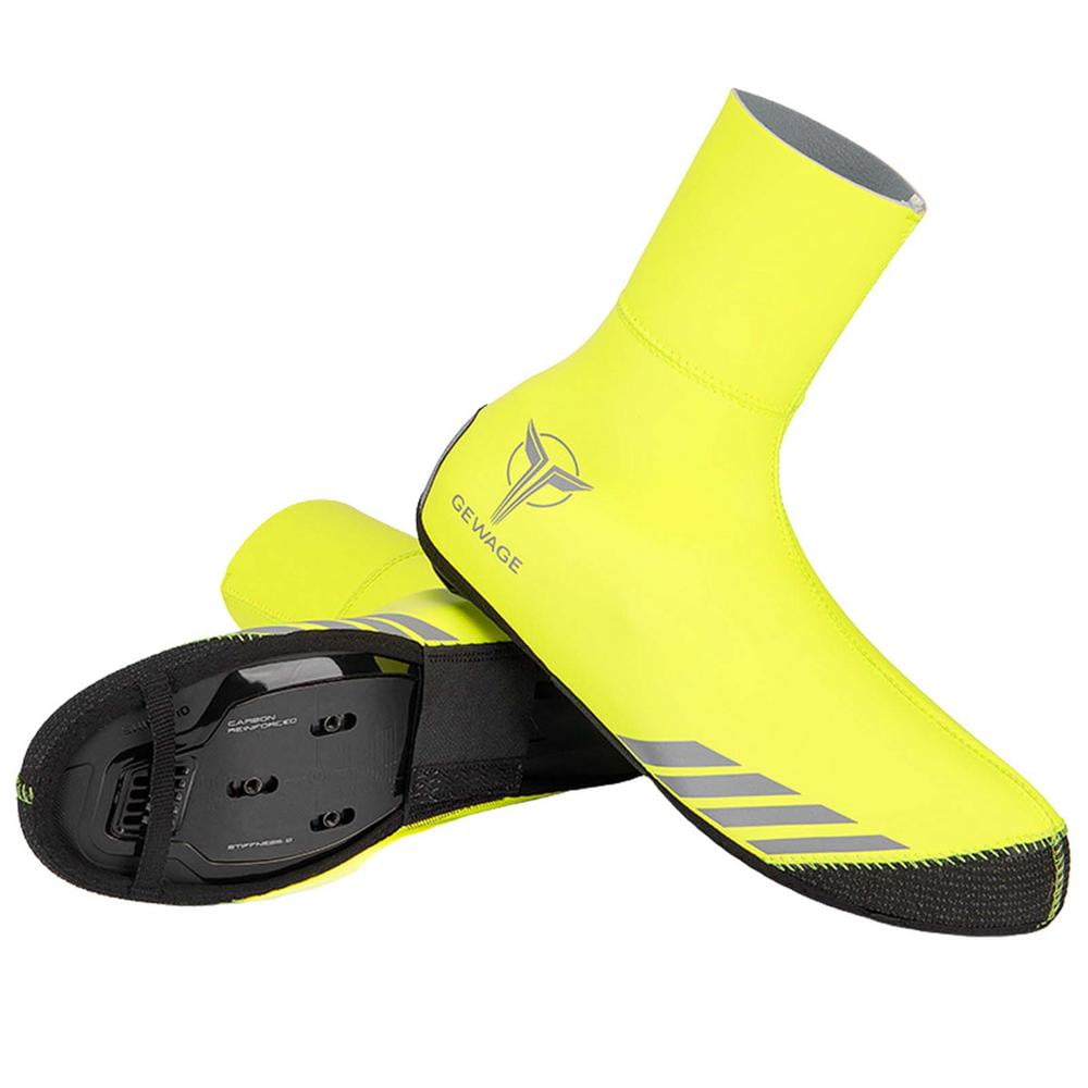 Cycling Shoes Cover Keep Warm Windproof Waterproof PU Protector Overshoes Sock 
