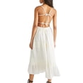 thumbnail image 4 of Gupgi Women Backless Beach Dress Sleeveless Ruffled Hem Summer Beach Long Dress, 4 of 6