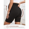 thumbnail image 3 of Athlemo Women's Seamless Maternity Workout Yoga Shorts Belly Quick-dry Soft Sports Short, 3 of 7