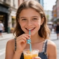 thumbnail image 4 of Reusable Plastic Straws, Straws Drinking Plastic, 10inSpiral Design, Bright Yellow, 1 Pc, Drinking Accessories, Reusable, Outdoor Picnics, Backyard Barbecues, Weekend Brunches, 4 of 6