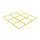 thumbnail image 2 of Juego de lanzar y lanzar TAC Toe grande, juego de ingenio, clásico, grande, 1,13 m x 1,13 m, para césped amarillo B, 2 of 8