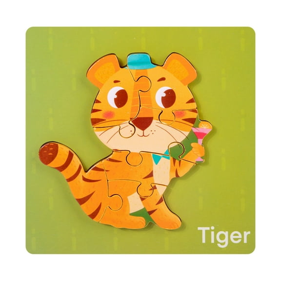 Black-Friday Deals 2021 Toys Deals Wooden Puzzles For Toddlers Animal Shape Montessori Toy Puzzles Gifts Thanksgiving Christmas Gifts for Kids