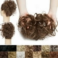 thumbnail image 2 of SEGO Messy Bun Hair Piece For Women Wavy Hair Scrunchies Synthetic Hair Bun Hairpiece Fluffy Tousled Updo Scrunchie Chignon Wrap On Scrunchy Bun Extensions Donut for Women, 2 of 7